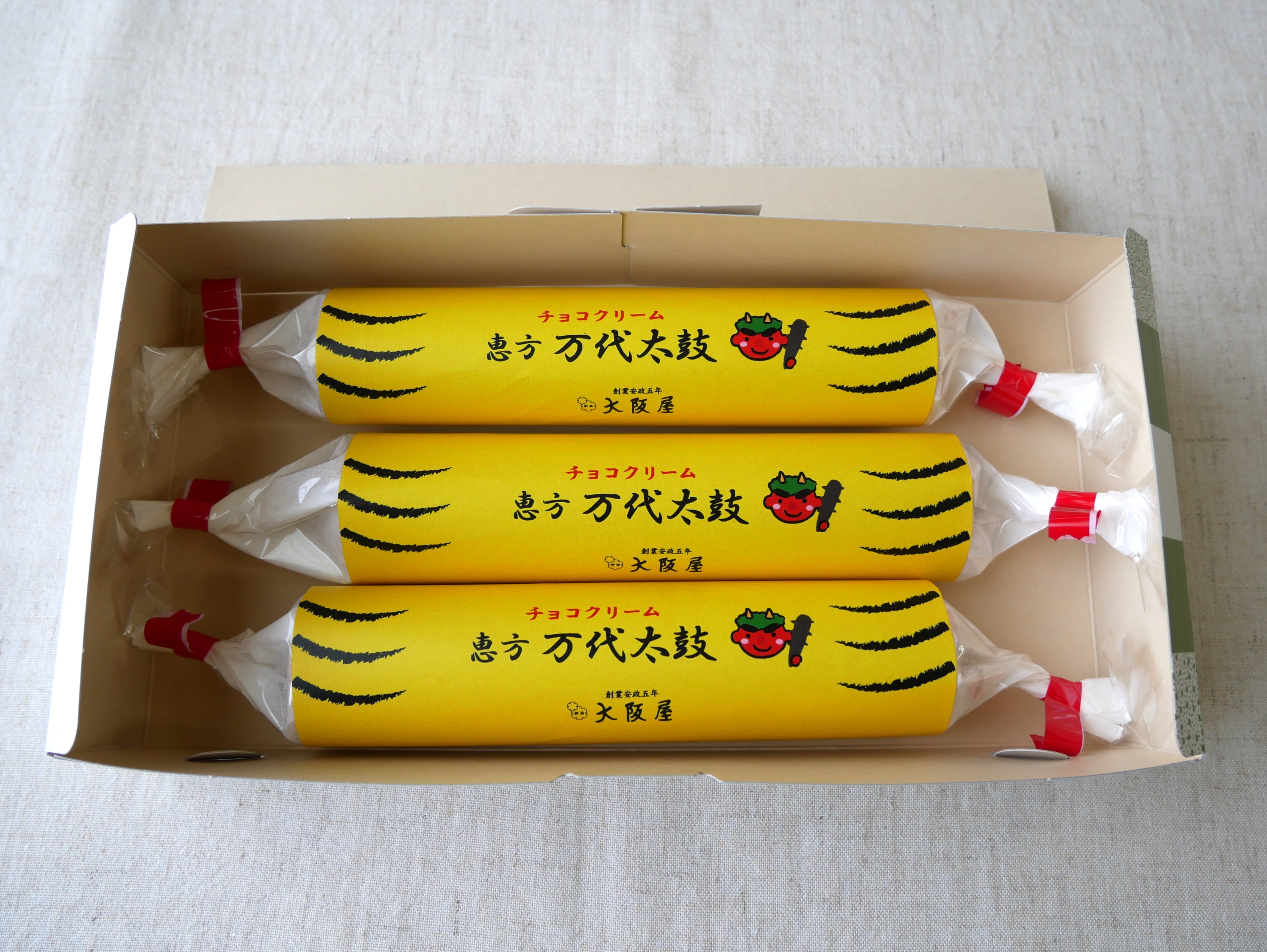 【数量限定】恵方万代太鼓（3本入）