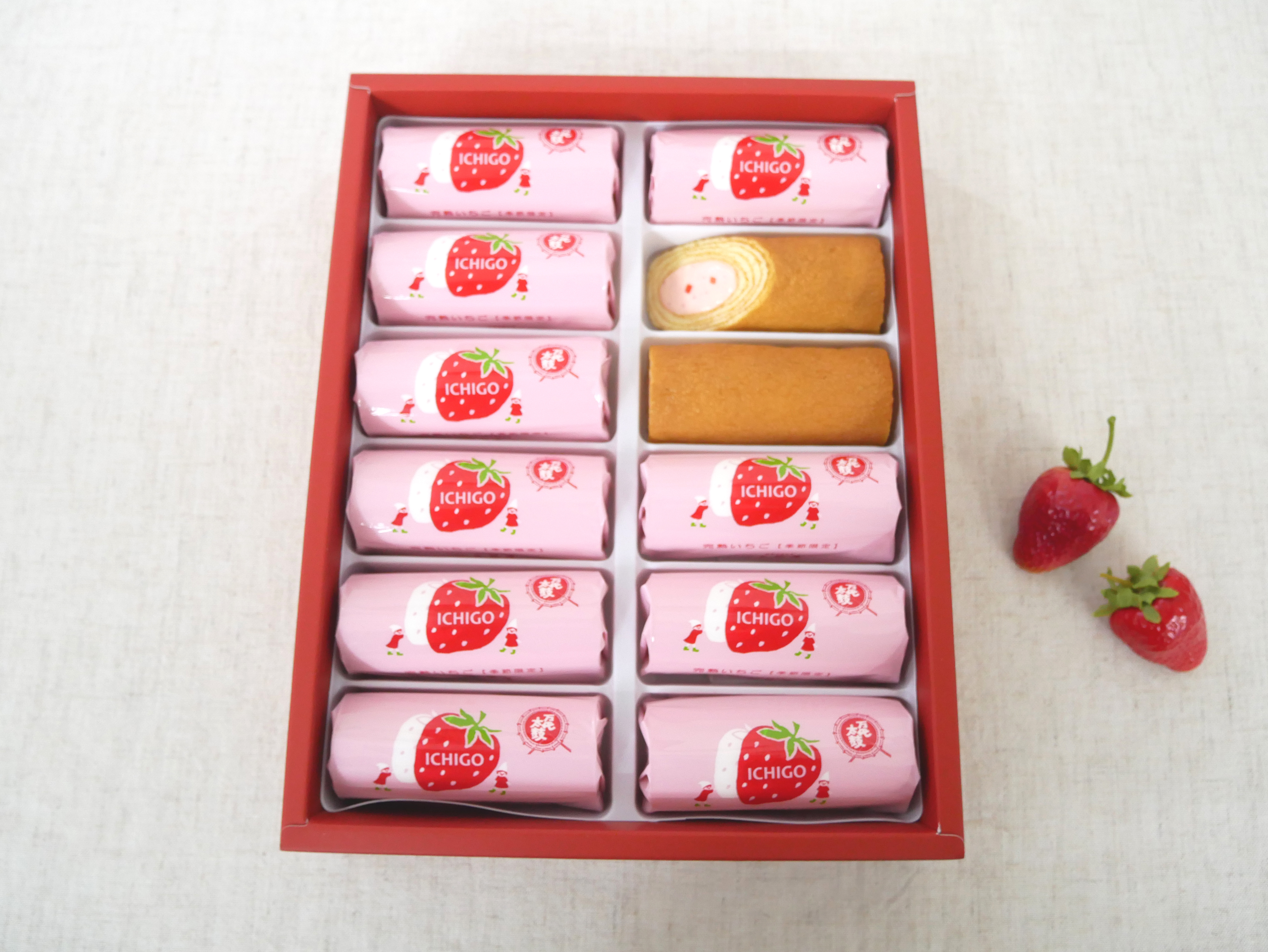 万代太鼓いちごクリーム12入